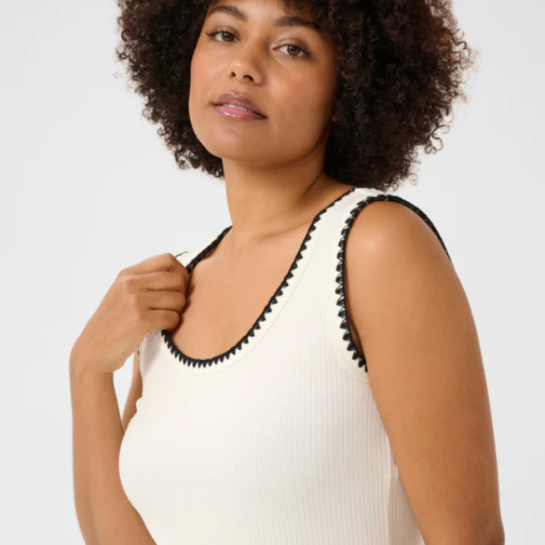 CAMISOLE RIBBA-CREAM