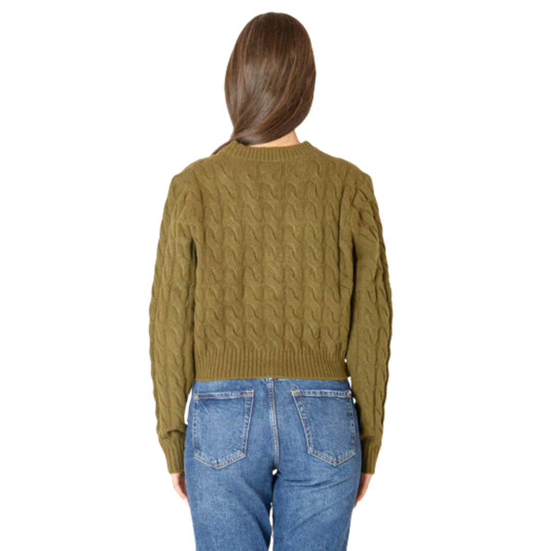 CARDIGAN TORSADÉ-BLACK TAPE