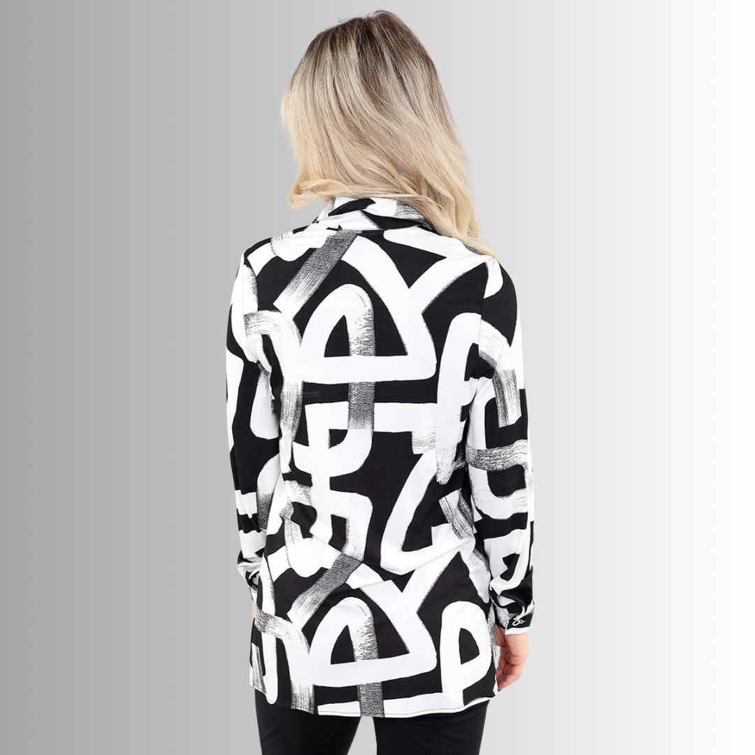 CHEMISE NOIR & BLANC -MICHAEL TYLER