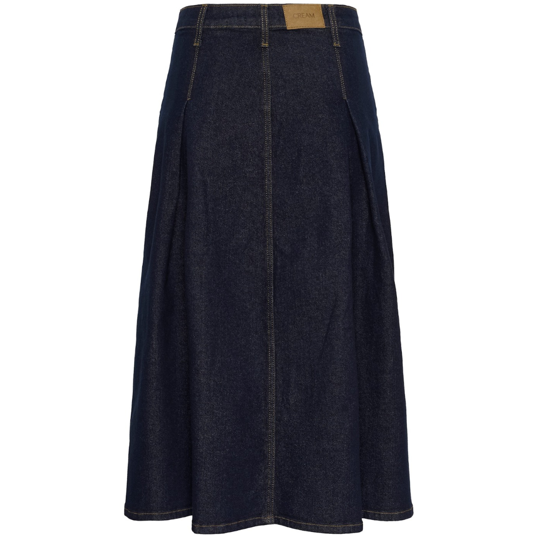 JUPE ROBINA EN JEANS-CREAM