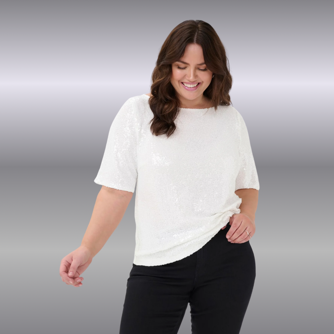 BLOUSE MIRANA-KAFFE CURVE