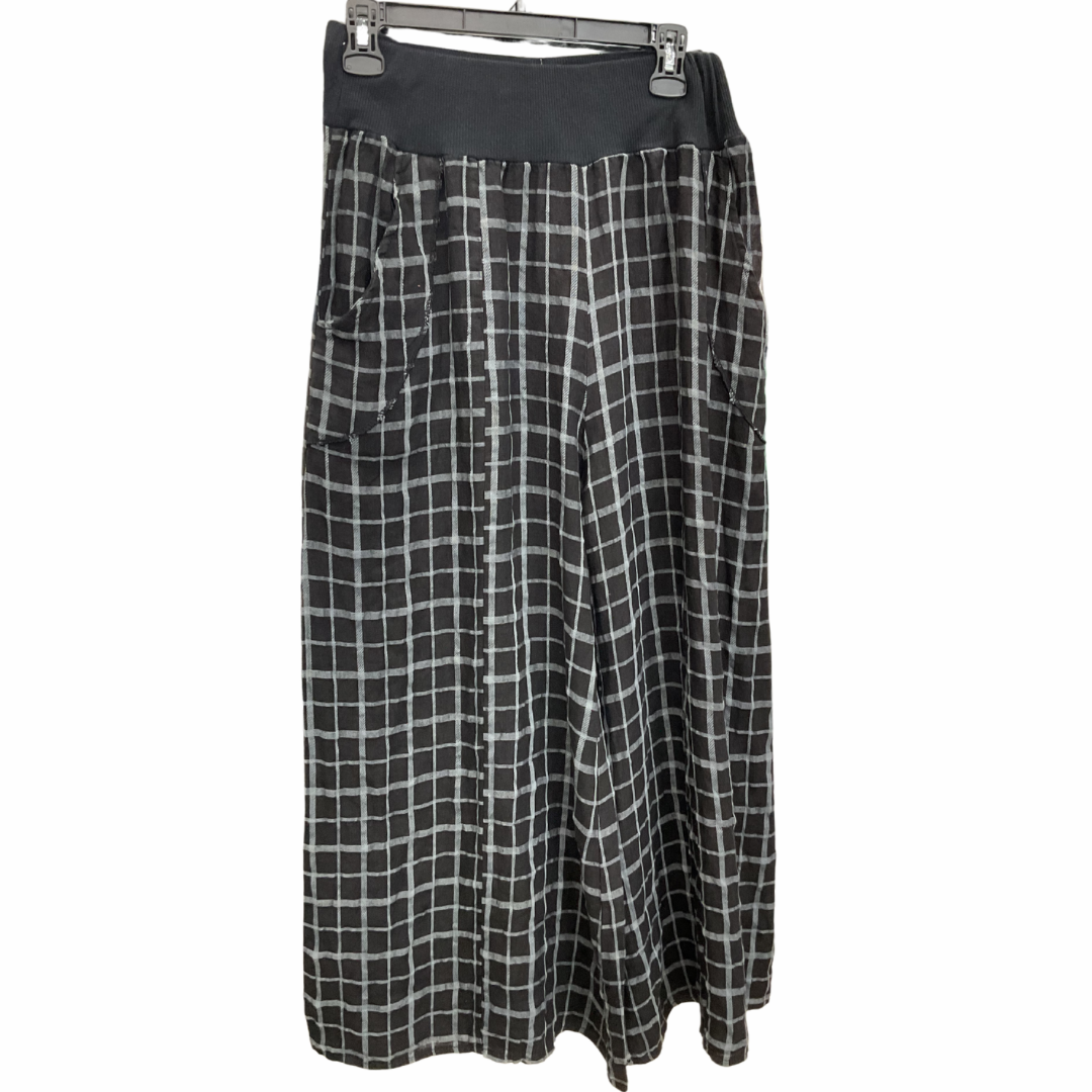 PANTALON CARREAUTÉ NOIR