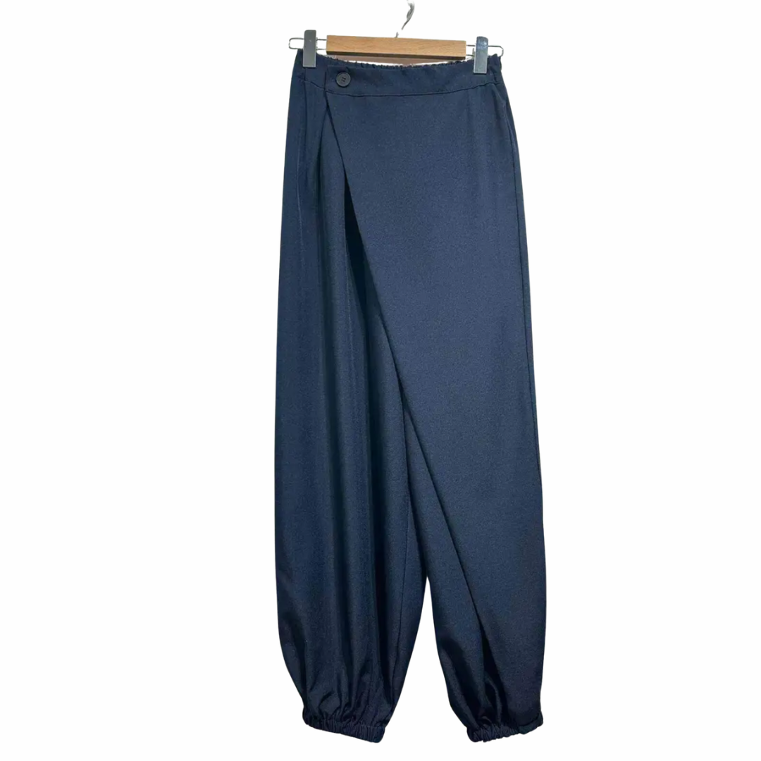 PANTALON ASYMÉTRIQUE MARINE