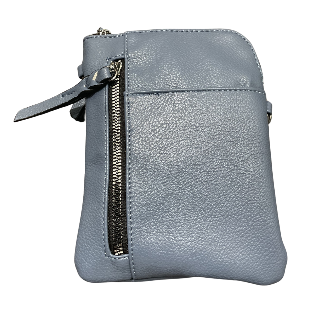 POCHETTE BLEU À BANDOULIÈRE-MISS CAPRICE