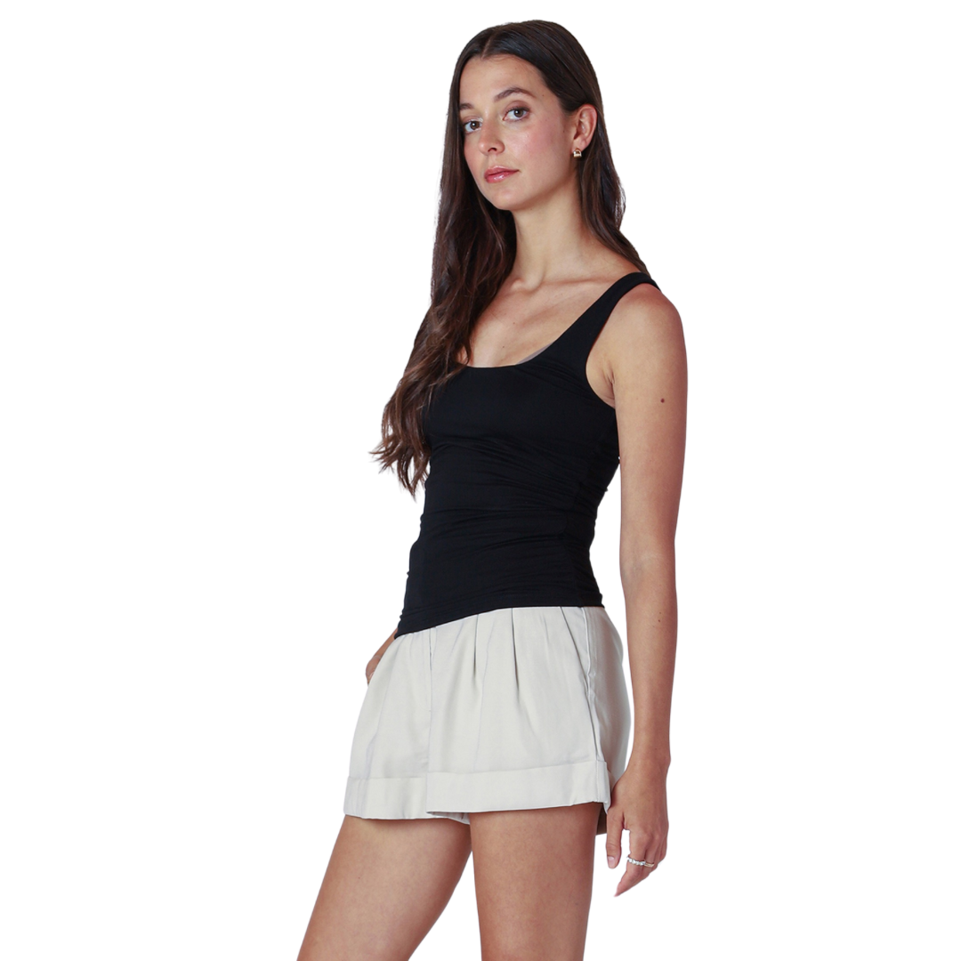 CAMISOLE FROISSÉE SUR LES CÔTÉS