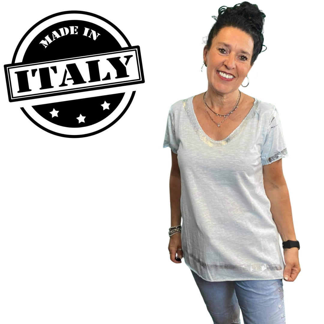 CHANDAIL ROSA JJ MANCHES COURTES